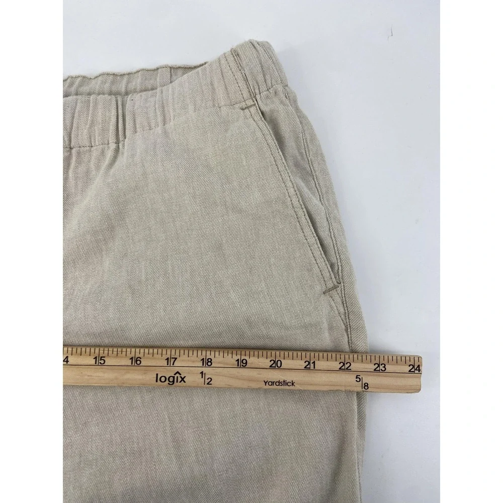 Tommy Bahama Pants Mens 42x32 Beige Relax Linen Casual‎ Beach Straight Chino